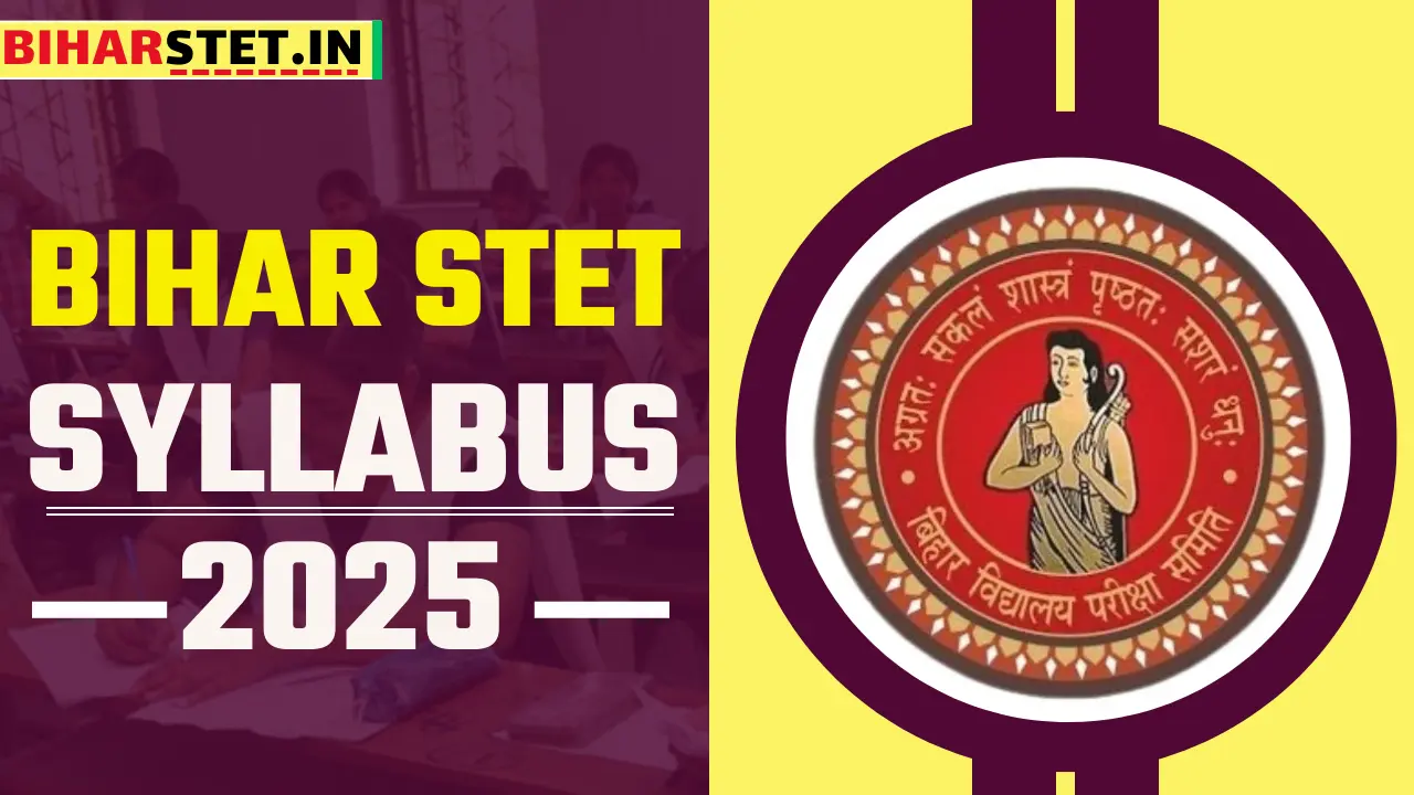 Bihar STET Syllabus 2025